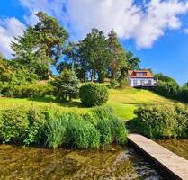 Ferienhaus am See mieten Boot Hütte Mecklenburg Schwerin Ostsee