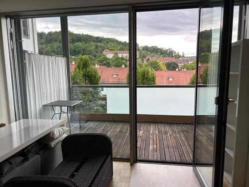 Foto - Lichtdurchflutetes Studio mit 9,21 m² Balkon, Parkplatz, Gym & Co