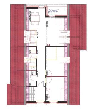 Foto - 3 Zimmer Dachgeschoßwohnung zur Miete in Tuttlingen