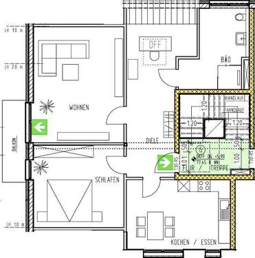 Foto - 2.5 Zimmer Dachgeschoßwohnung in Bonn