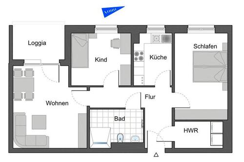 Foto - Etagenwohnung in Wolfsburg
