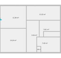 3 Zimmer Wohnung nach komplett Sanierung zu vermieten. - Crimmitschau