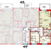 Neubauwohnung (79 qm) in Melle-Gesmold (inkl. Stellplatz und EBK)