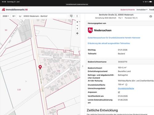 Foto - Grundstück mit Haus in der Wedemark OT Berkhof