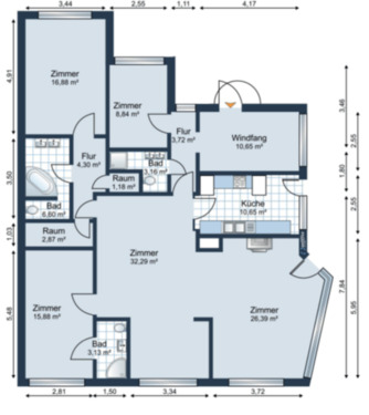 Foto - 5 Zimmer Erdgeschoßwohnung zur Miete in Cuxhaven