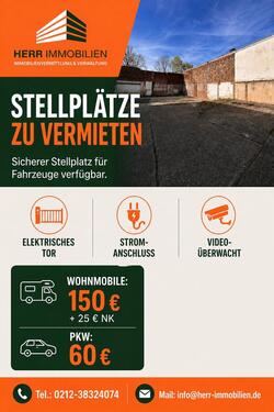 Foto - Stellplatz zu vermieten! PKW & Wohnmobil