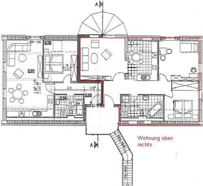 Foto - Gemütliche, großzügige Dachgeschosswohnung