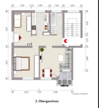 Foto - Schöne 3-Zimmer-Wohnung in der Lessingstraße – 59 m²