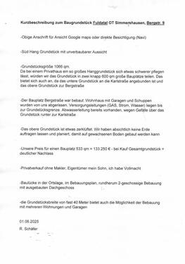 Foto - Grundstück zum Kaufen in Fuldatal