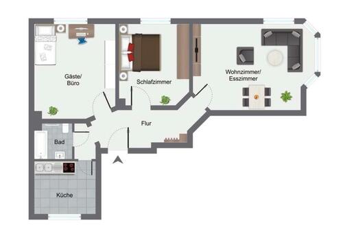 Foto - 3 Zimmer Etagenwohnung zur Miete in Garbsen