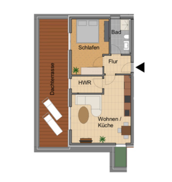 Foto - 2 Zimmer Einfamilienhaus zur Miete in Wildeshausen