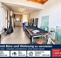 Gewerbehalle Bürofläche Handwerker Glaserei Fensterbauer 300m2 - Hilden