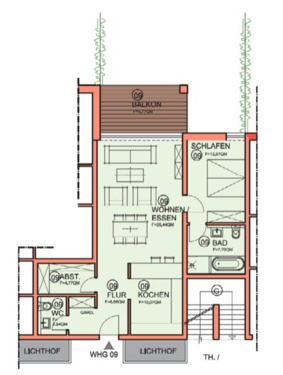 Foto - 2.5 Zimmer Etagenwohnung zur Miete in Bad Rothenfelde