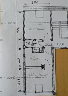 Foto - Teilmöblierte DG-Wohnung (2.OG) 30 m²