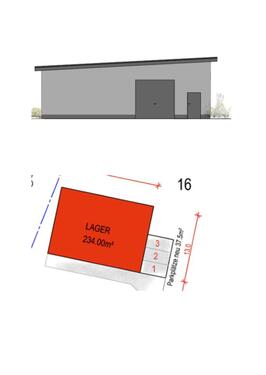 Foto - Lagerhalle zu vermieten - 1.144,00 EUR Kaltmiete,