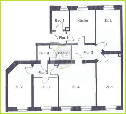 Foto - 5 Zimmer Etagenwohnung zur Miete in Zwickau