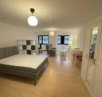 Großes komplett neu möbliertes 1-Zimmer Apartment inkl. neuer Einbauküche in Siemens Campus Nähe - Erlangen Am Anger Großes komplett neu möbliertes 1-Zimmer Apartment inkl. neuer Einbauküche in Siemens Campus Nähe - Erlangen Am Anger