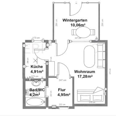 Foto - Attraktive Erdgeschosswohnung mit Wintergarten in Waldkraiburg