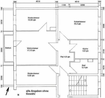 Foto - 4 Zimmer Erdgeschoßwohnung in Braunsbedra