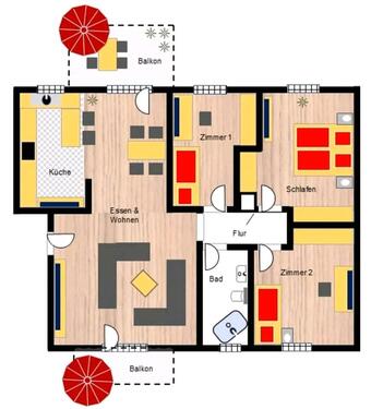 Foto - 4-Zimmer-Wohnung in Aschaffenburg