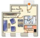 Foto - Etagenwohnung zur Miete in Freiberg