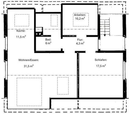 Foto - DG Wohnung 66m² kernsaniert Wipperfürth