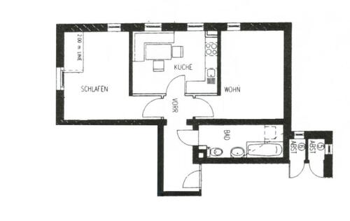 Foto - 2 Zimmer Etagenwohnung in Hartmannsdorf