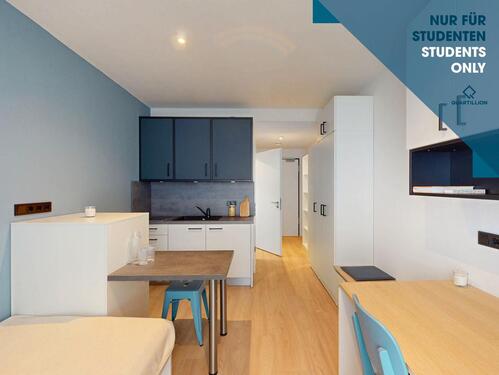Foto - Modern möbliertes Studentenapartment im Quartillion – zentral im Rheingauviertel