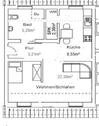 Foto - 2 Zimmer Dachgeschoßwohnung zur Miete in Treia