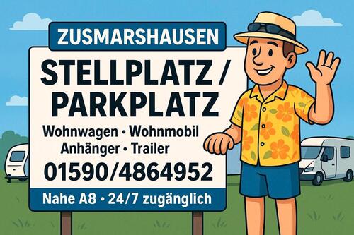 Foto - Außenstellplatz Parkplatz Abstellplatz für Wohnwagen