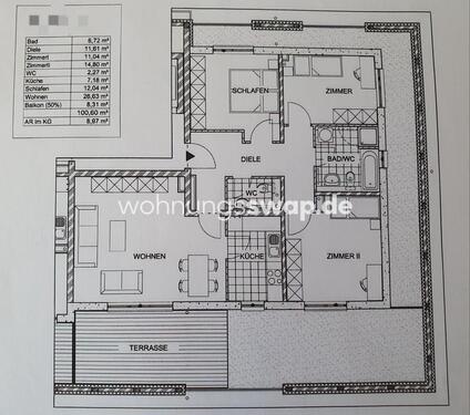 Foto - Wohnungsswap - 4 Zimmer, 100 m² - Heinrich-Böll-Straße, Pankow, Berlin