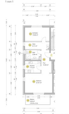Foto - 2 12 Raum Wohnung Mittenwalde zur Miete