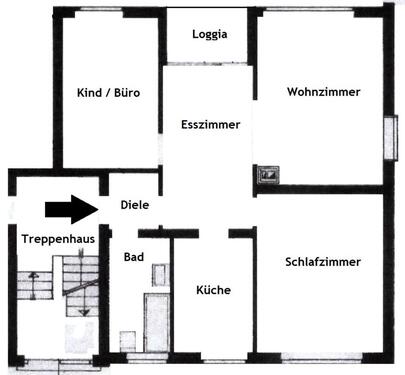 Foto - 4 Zimmer Hochparterre zur Miete in Korschenbroich