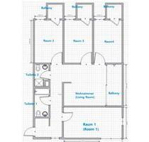 Helle 4-Zimmer-Wohnung mit Balkon im Zentrum von Dresden