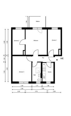 Foto - 4 Zimmer Etagenwohnung in Brück