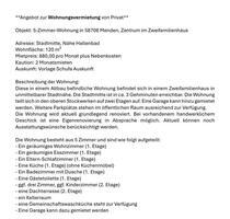 Wohnung Stadtmitte Menden, Nähe Hallenbad - Menden (Sauerland) Bösperde