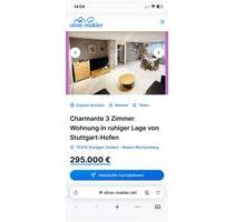Verkaufe! Charmant 3Zimmer Wohnung in ruhiger Lage von St. Hofen - Stuttgart Mühlhausen