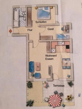 Foto - 3-Zimmerwohnung, 75 qm, in Nördlingen