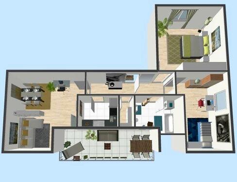 Foto - 3-Raum-Wohnung mit Dachterrasse (weitere Wohnungen verfügbar)