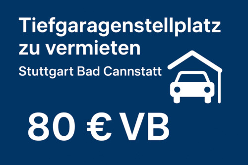 Foto - Tiefgaragenstellplatz in Stuttgart-Bad Cannstatt (Neckarvorstadt)