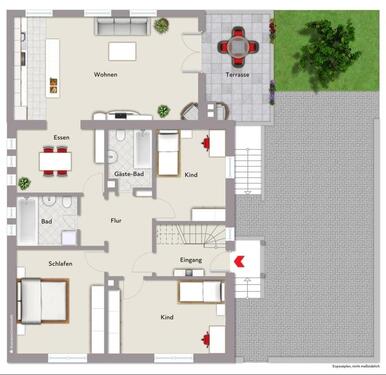 Foto - 4.5 Zimmer Erdgeschoßwohnung zur Miete in Bobenheim-Roxheim