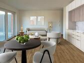 Foto - Helle 2-Zimmer-Wohnung mit großer Dachterrasse!