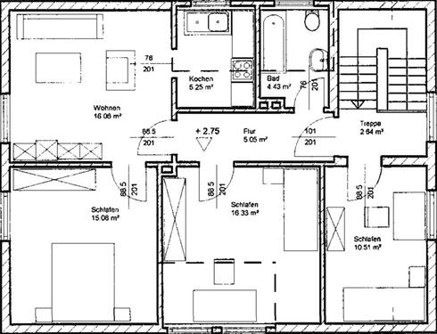 Foto - Etagenwohnung zur Miete in Reichshof