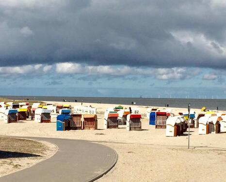 Foto - Ferienwohnung Schillig Horumersiel Strand Meer Ruhe Hund Natur