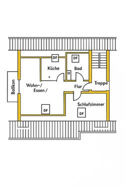 Foto - Wohnung WARM 750€ - 750,00 EUR Kaltmiete, ca.  75,00 m²