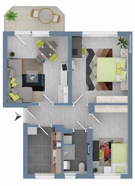 Foto - 3 Zimmer Etagenwohnung in Chemnitz