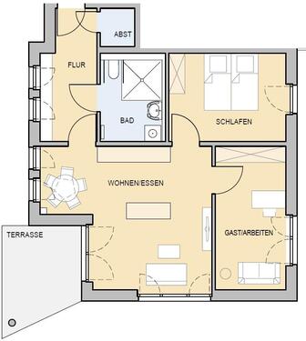 Foto - Etagenwohnung zur Miete in Braunschweig