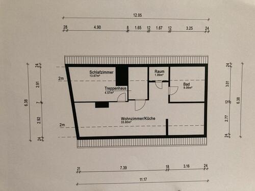 Foto - 2 Zimmer Dachgeschoßwohnung in Bitterfeld-Wolfen