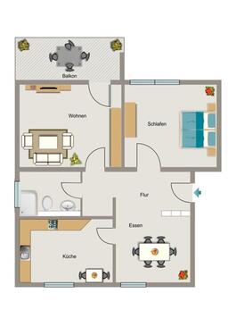 Foto - Etagenwohnung in Bottrop