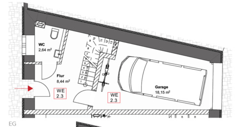 Foto - 2 Zimmer Etagenwohnung zur Miete in Schrobenhausen